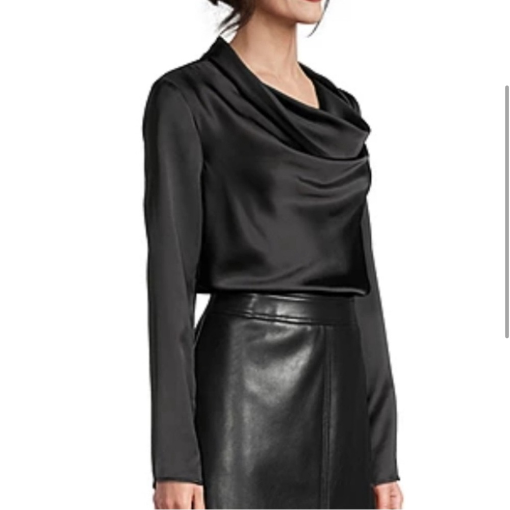 Black Satin Top